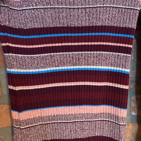 Ribbed coloured maxi tight dress with long sleeves from H&M - Picture 3 of 8